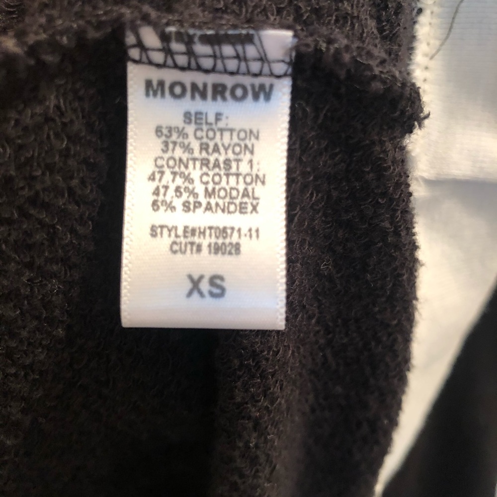 Monrow Colorblock Oversized Sweatshirt - image 4